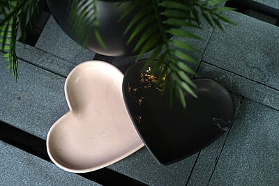 Copy of Heart Trinket Tray- Solid colour