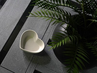 Copy of Small Heart Trinket Bowl- Solid Colour
