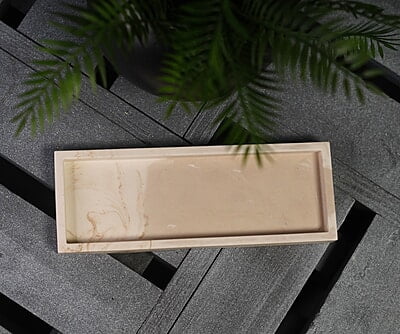 Copy of Rectangular Trinket Tray- Marble Split