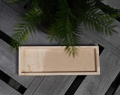 Copy of Rectangular Trinket Tray- Marble Split