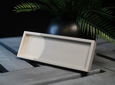 Copy of Copy of Rectangular Trinket Tray- Split Colour