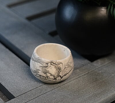 Copy of Round Trinket Bowl- Marble