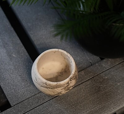Copy of Round Trinket Bowl- Marble