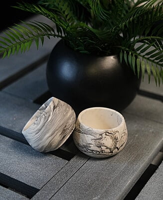 Copy of Round Trinket Bowl- Marble