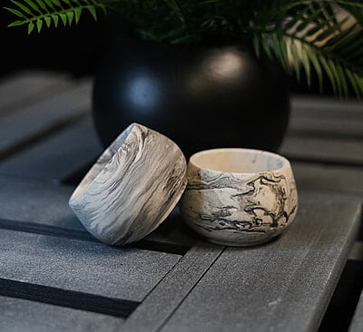 Copy of Round Trinket Bowl- Marble