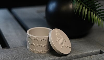 Copy of Beehive Trinket Box- Solid Colour