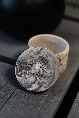 Copy of Beehive Trinket Box- Marble