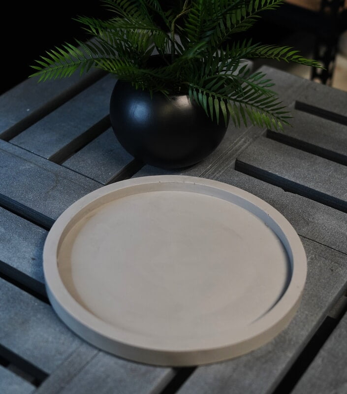 Copy of Large Round Tray- Solid Colour