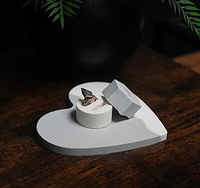 Copy of Large Heart Styling Tray-Split Colour