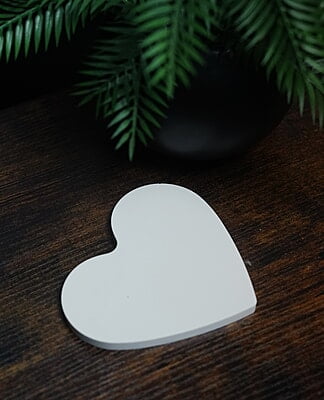 Copy of Small Heart Styling Tray- Solid Colour