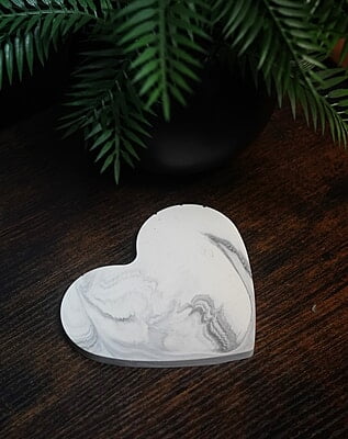 Copy of Small Heart Styling Tray-Marble