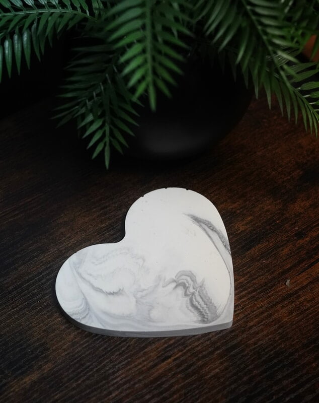 Copy of Small Heart Styling Tray-Marble