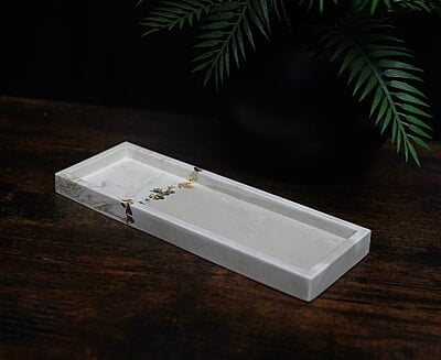 Copy of Rectangular Trinket Tray- Marble Split