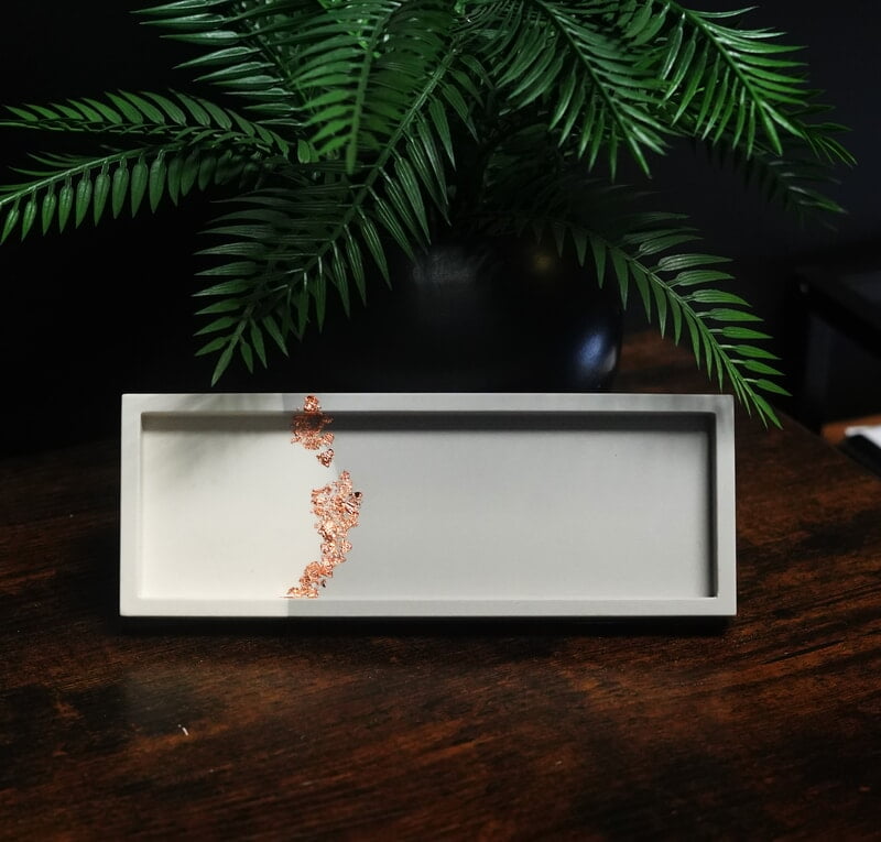 Copy of Copy of Rectangular Trinket Tray- Split Colour