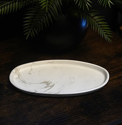 Copy of Oval Styling Tray- Marble