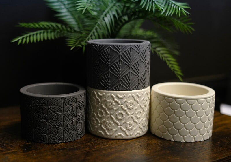 Copy of Pattern Pot/ Holder- Solid Colour