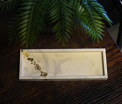 Copy of Rectangular Trinket Tray- Marble