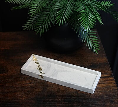 Copy of Rectangular Trinket Tray- Marble