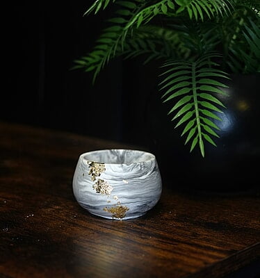 Copy of Round Trinket Bowl- Marble