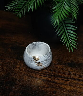 Copy of Round Trinket Bowl- Marble