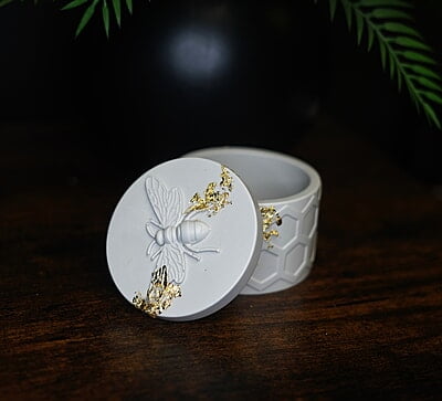 Copy of Beehive Trinket Box- Solid Colour