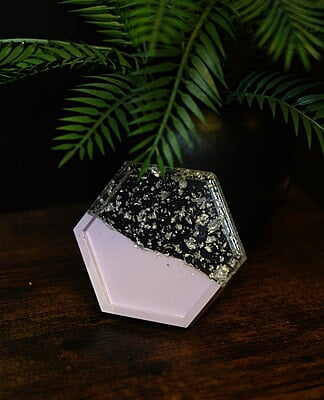 Copy of Resin & Jesmonite Coaster- Set of 6