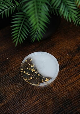 Copy of Bi-Color Resin Coaster- Set of 6
