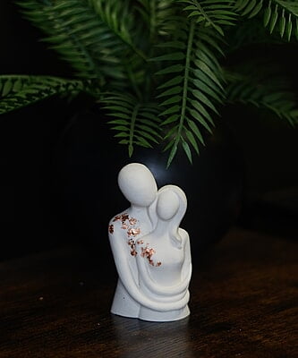 Copy of Abstract Couple Statue- Solid Colour