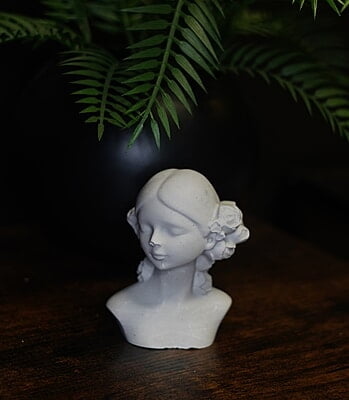 Copy of Flower Lady Statue- Solid Colour