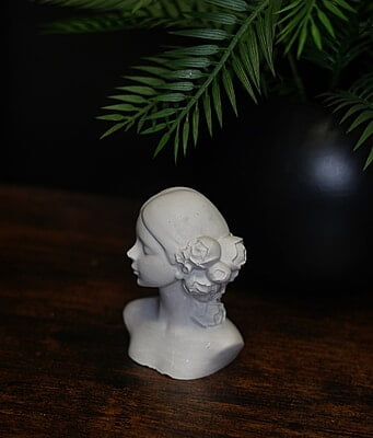 Copy of Flower Lady Statue- Solid Colour