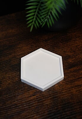 Copy of Hexagon Coaster- Solid Colour- Set of 6