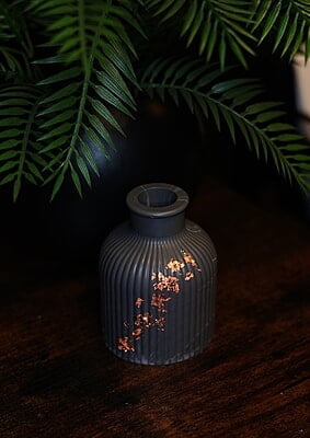 Copy of Ribbed Flower Vase-Solid Colour