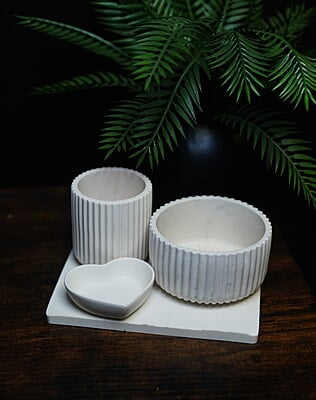 Classic Square Trinket Set